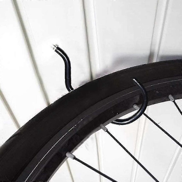 1 Pari Pyöräkoukkuja, Sopii Kaikille Pyörätyypeille, Laaja Avaus, Helppo Asentaa/Irrottaa - Täydelliset Koukut/Ripustimet Garagin Kattoon Ja Seinälle Pyörän Säilytykseen Ja Ripustamiseen