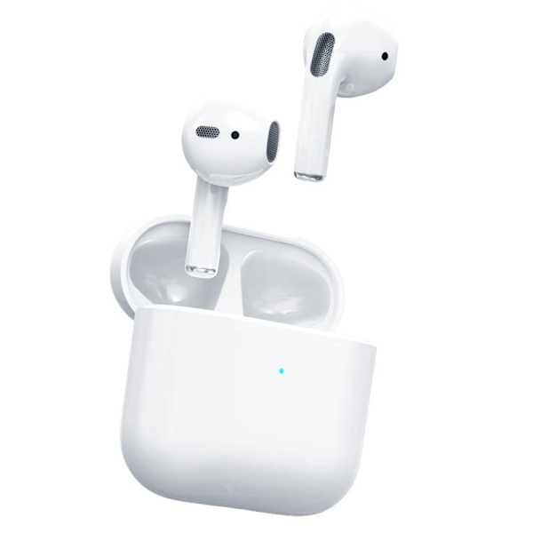 Hvide mini pro4 universelle trådløse bluetooth støjreducerende headset med lang standbytid