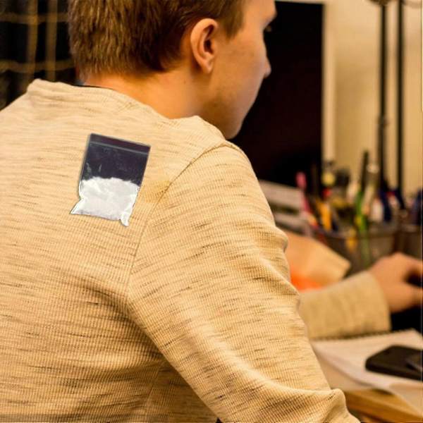 Coke-påse Skämtdekal, Påse Fylld med Snus, Små Blow Baggies Skämtdekaler, Blow Baggie Skämtdekaler, Skämtdekaler Present 20pcs