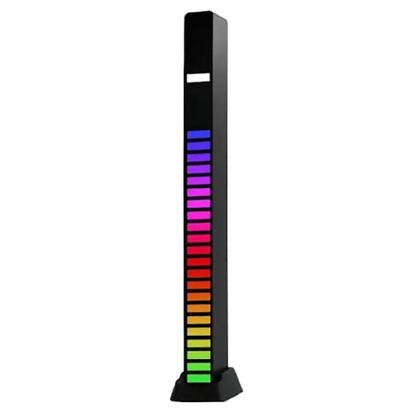 Ljudstyrd 18 Färger Pickuplampa LED RGB Röstaktiverad Musik Atmosfär