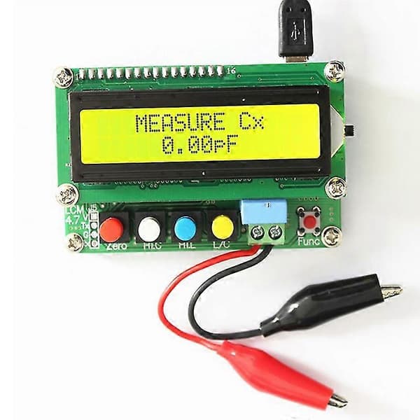 Digital Lc100-a Lcd Högprecisions Induktans Kapacitans L/c Meter Testare