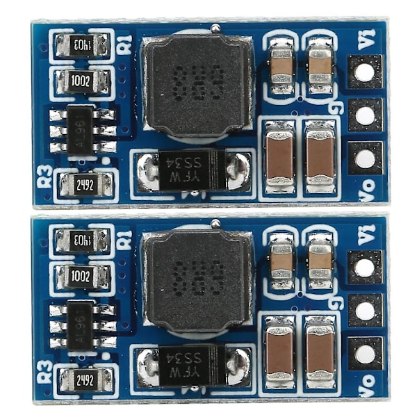 2 kpl DC-DC-askelmoduuli 5v 6v 9v 12V tehostemuunnin LED-moottorille 7W 2.6-5.5V ND0412SA (ilman nastaa 9V)