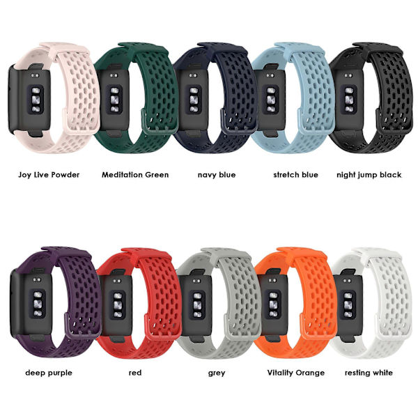 Älykkäät tarvikkeet rannekkeen vaihtohihnaksi Bracelet 7pro -kellolle resting white