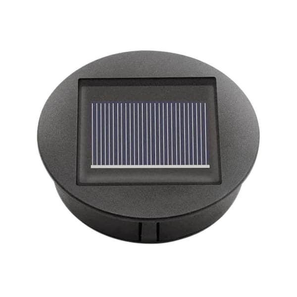 4 stk LED Solcellelys Erstatning Topp Solcellelykt Solcellepanel Drevet Lykt Lopplys for Utendørs