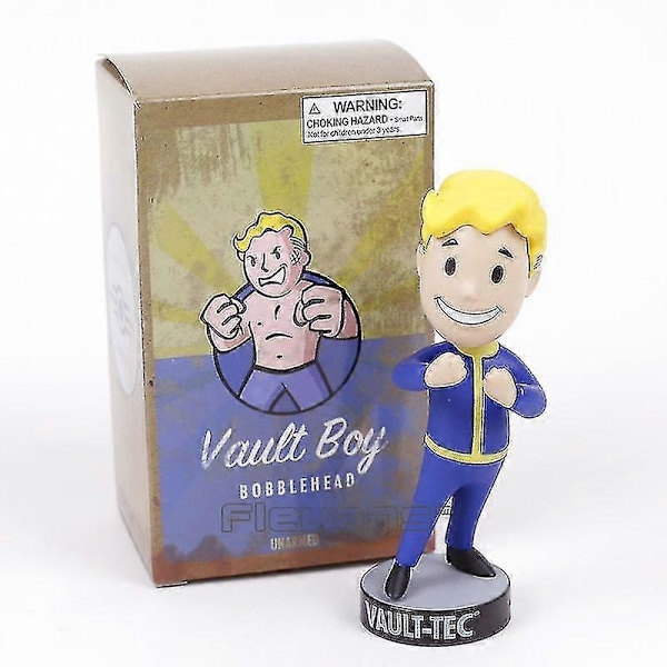 KinZon Fallout Vault Boy Bobble Head PVC Action Figur - Samleobjekt Legetøj Brinquedos f unarmed