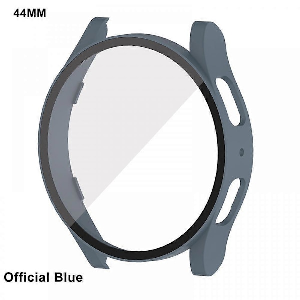 Smart Accessories 2-i-1 Glass Film for Samsung Galaxy Watch5 Hard Watch Cover Hard Shell Bumper 06 44mm