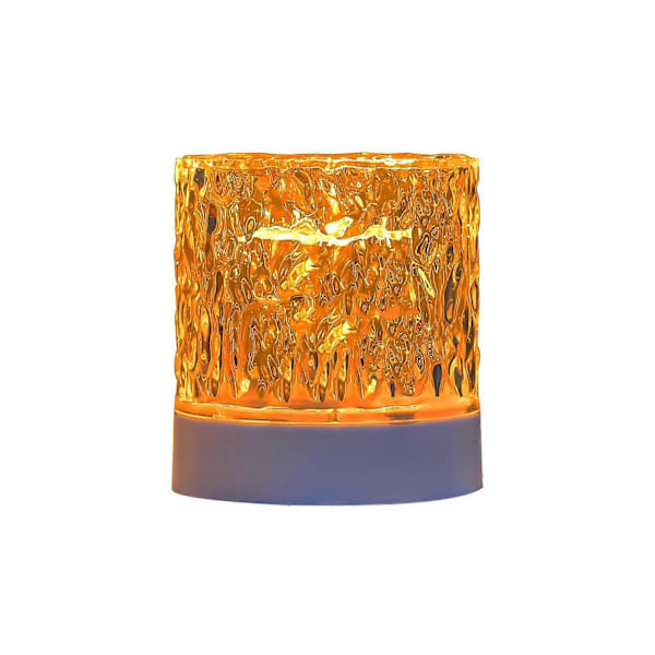 3/16 Färger Cylinder Norrsken Vattenvåg Nattlampa med Fjärrkontroll LED Atmosfärslampa plug in