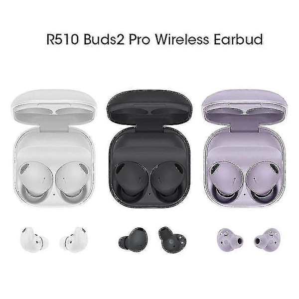 2023 Nye Buds2 Pro Tws R510 Ørepropper Bluetooth Hodetelefoner Buds 2 Pro Trådløse Hodetelefoner Med Mic Enc Hifi Stereo Gaming Sport XXF white