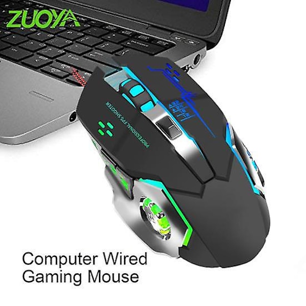 ZUOYA G8 Trådløs Mus Ergonomisk Lysende Hurtig Respons Anti-slip Komfortabel Greb Computer Tilbehør 3600DPI Computer Trådløs Gaming Mus til Desktop