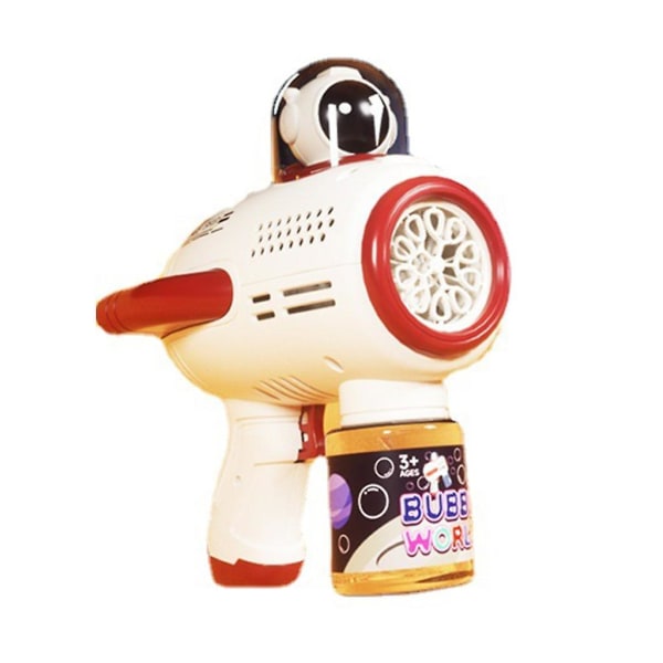 Astronaut Bubble Gun Bath Toy Bubble Machine Red