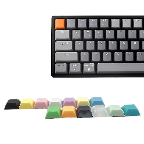 Pbt Keycaps 100stk 1u Dsa Profil Pbt Keycap Sæt Til Rgb Mekanisk Tastatur