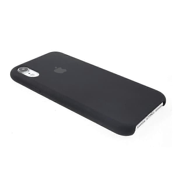 1:1 Skala Silky Solid Silikon Beskyttelsesetui for iPhone XR 6,1 tommer style a