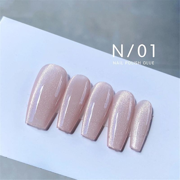 15ml Magnetisk Kristall Cat Eye Gel Nagelfärg Glitter Spar Is Transparent Soak Off a01