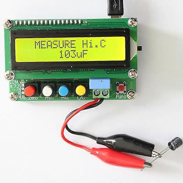 Digital Lc100-a Lcd Högprecisions Induktans Kapacitans L/c Meter Testare