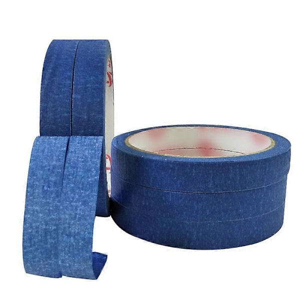 Professionel Maskeringsbånd Rulle 30M 50/25/38mm Maling Bil Auto Blå 28mm