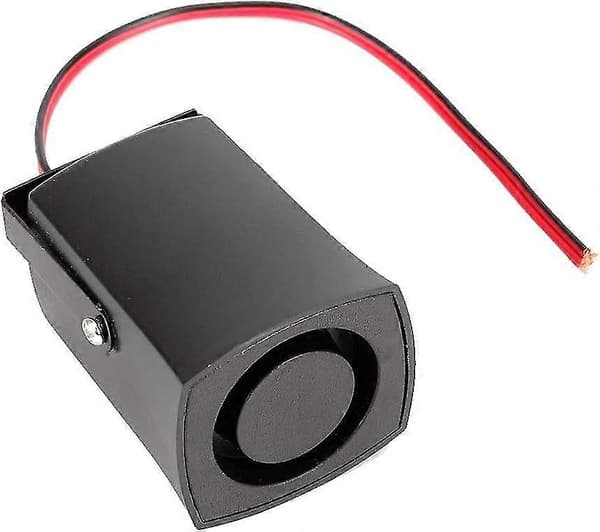 Backsignal, 12V 115dB Bil Backsignal Baksignal Horn Svart Universal