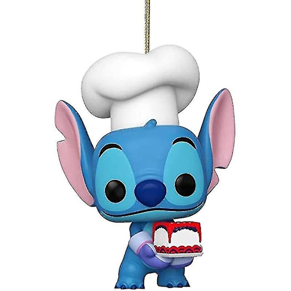 2D Akryylilevy Disney Stitch Joulukoriste Anime Hahmo Malli Merkki Joulukuusi Ripustus Auto Ripustus Huoneen Koristeet1 st-16