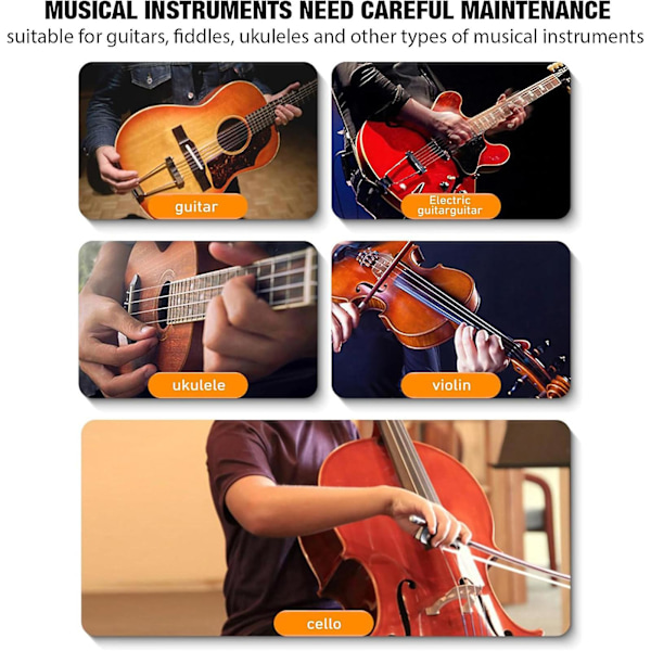 Gitarrpolishvax, Naturligt Bivax Träinstrumentpolish, Trärestaureringsskötsel Bivax Multifunktionell Trävax Violinpolishvård 100g - 1pcs
