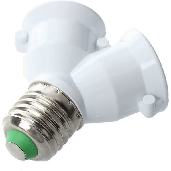5 x Dobbelt pæreadapter LED-lampe samme E27 fatning