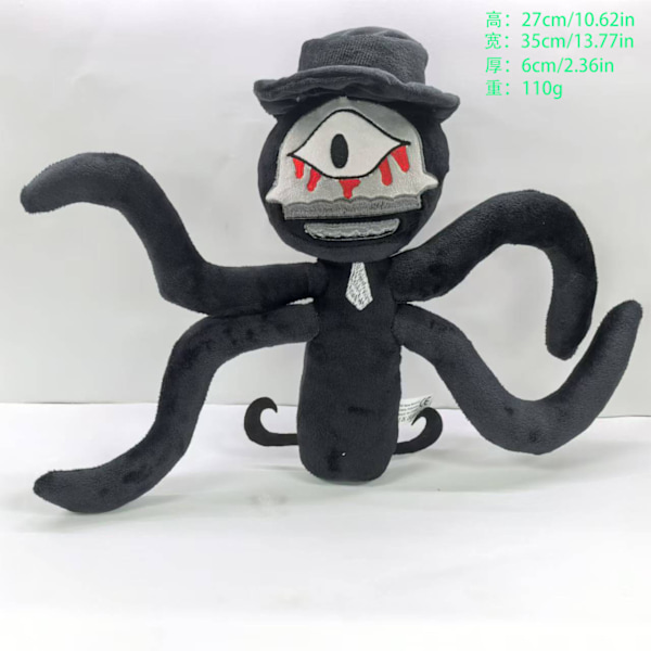 Rhythm box Sprunki -pehmolelu Incredibox-pelin lisävaruste mutant black hat