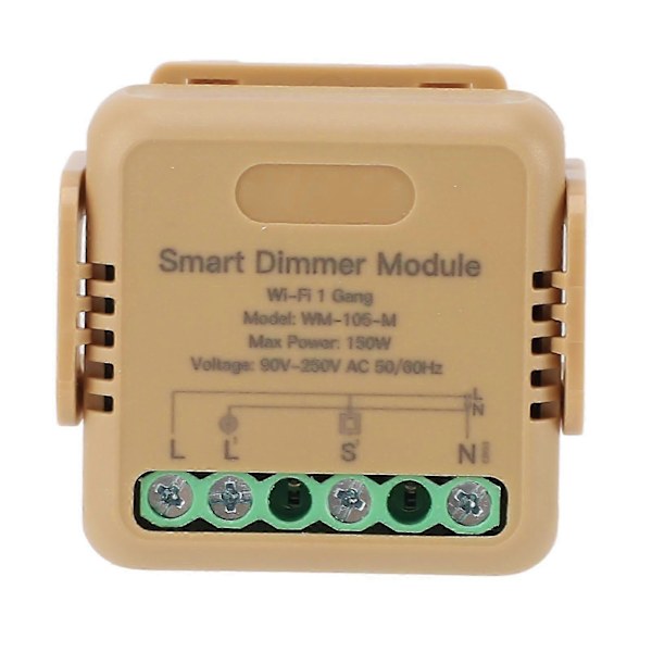 Smart WiFi Relæ Switch Modul til Tuya Stemmestyring Multikontrol Association App Fjernbetjening Timing 1 Vejs AC 90