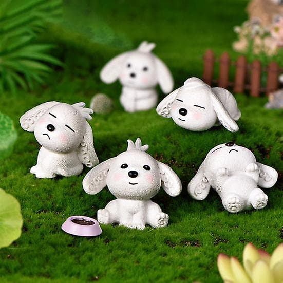 Snygga Hundfigurer Bärbara Plast DIY
