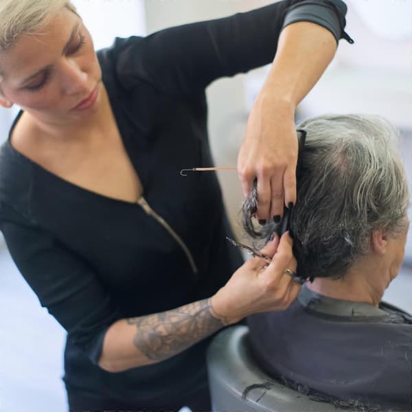 Elastisk Hårstrikk med Krok for Styling, Inkluderer 36 Stk Hestehaleholdere med Krok