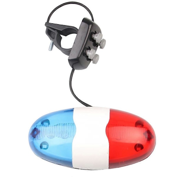 Bell 6 LED 4-toners Horn Sykkelring LED Sykkellys Elektronisk Sirene Sykkel Scooter MTB Tilbehør