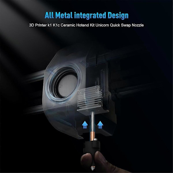 3D-tulostimen Hotend K1 K1c Keraaminen Hotend-sarja Pikavaihtonokka K1 Max K1C 3D-tulostimelle