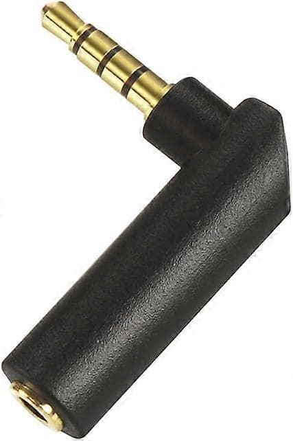 3,5 mm Ljudadapter 90 Grader 5-pack, Vinkeladapter Hane till Hona