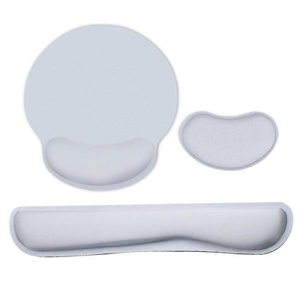 Musmatta 3-pack med ergonomiskt handledsstöd i minnesskum
