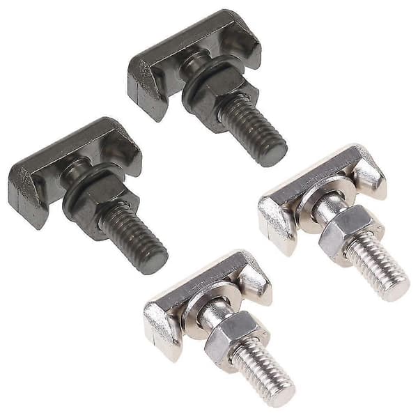 2 st Professionella Bilbatteripol Adapter Hållbara Tråd T-bultar 19116852