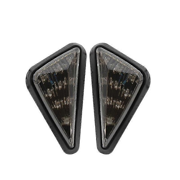 2 stk. Flush Mount Trekantformede LED Blinklys, 12v Motorcykel Blinklys Til