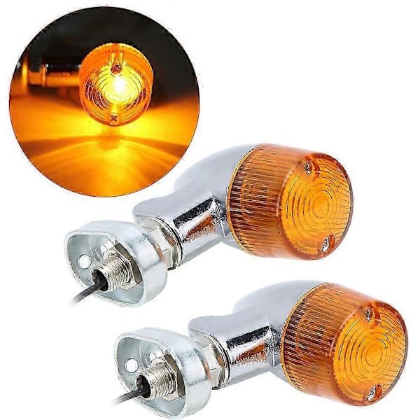 2 st Motorcykel Blinkers Lampa Vändsignal Modifieringstillbehör