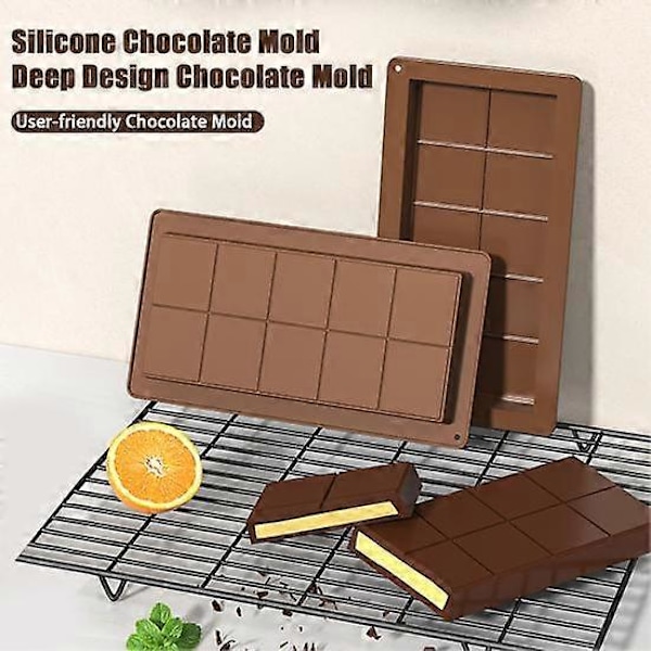 Chokoladeform - Nem at rengøre - Slikforme til DIY Chokolade - Nem fyldning