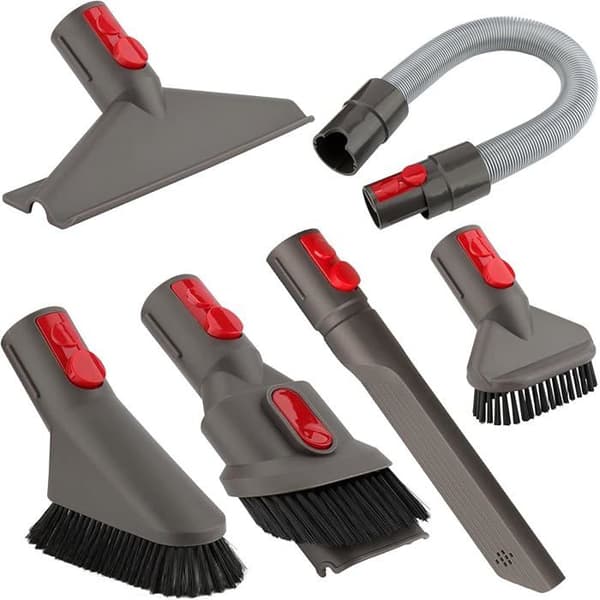 VUSZR Kit tilbehør Kit til montering med forlængerrør til Dyson V7 V8 V10 V11 SV10 SV11 b: BØRSTE OG STØVSUGERACCESSOIRE