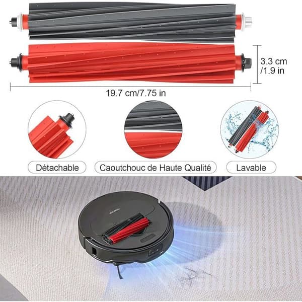VUSZR Kit Lisävarusteet Roborock Q8 Max+/Q5 Pro+/ Q8 Max Plus /Q5 Pro Plus Varaosat HARJA JA IMURITARVIKKEET