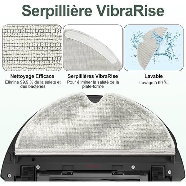 VUSZR Kit Lisävarusteet Roborock Q8 Max+/Q5 Pro+/ Q8 Max Plus /Q5 Pro Plus Varaosat HARJA JA IMURITARVIKKEET