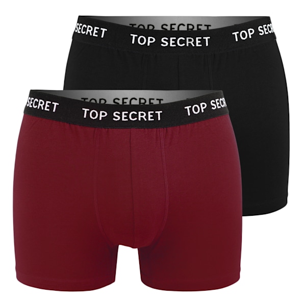 TOP SECRET - Førsteklasses Mænds Undertøj  - 6-pak - Højkvalitets Klassisk Komfortabel Blød Let - Premium Boxershorts Herreboxershorts Bomuld XXL