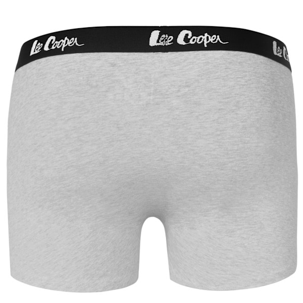 LEE COOPER - Förstklassiga Mäns Underkläder - 4pak - Högkvalitativ Klassisk Bekväm Mjuk Lätta - Premium Boxerkalsonger HerrBoxershorts Bomull flerfärgad M