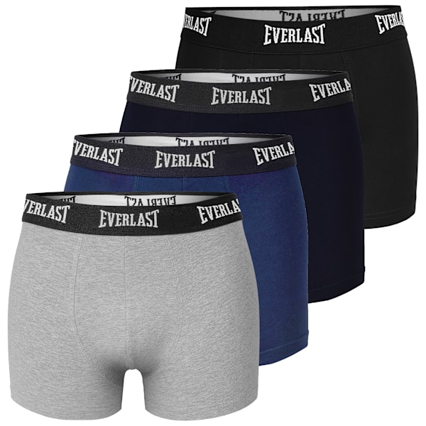 Everlast Boxershorts herr 4-pack bomull andningsbara underkläder XL