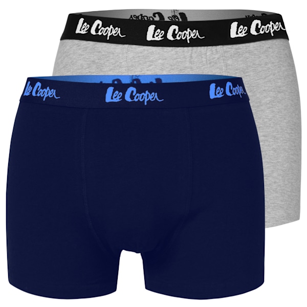 LEE COOPER - Förstklassiga Mäns Underkläder - 4pak - Högkvalitativ Klassisk Bekväm Mjuk Lätta - Premium Boxerkalsonger HerrBoxershorts Bomull flerfärgad M