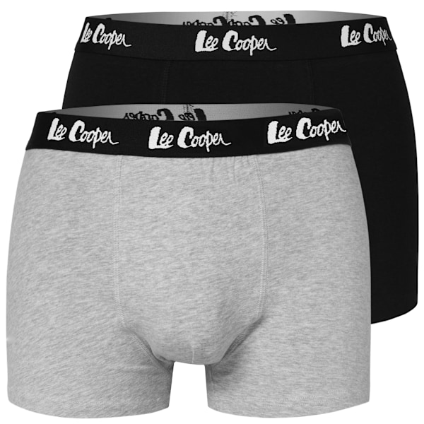 LEE COOPER - Førsteklasses Mænds Undertøj  - 6-pak - Højkvalitets Klassisk Komfortabel Blød Let - Premium Boxershorts Herreboxershorts Bomuld flerfarvet M