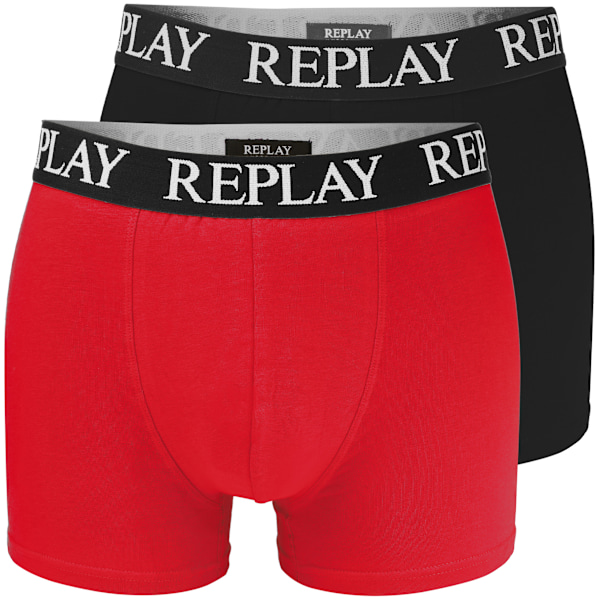 Replay 6-Pack Boxers För Män - Set Av Bomullsunderkläder För Män L