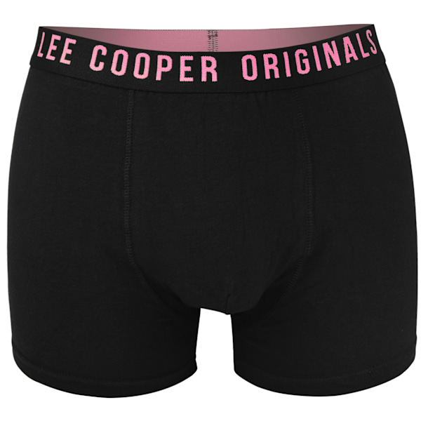 Lee Cooper - Förstklassiga Mäns Underkläder - 5Pak - Högkvalitativ Klassisk Bekväm Mjuk Lätta - Premium Boxerkalsonger Herrboxershorts Bomull M