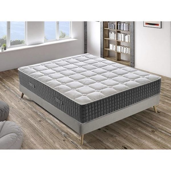Minnesskum madrass - hög tjocklek 30 cm - 11 zoner - minne 5 cm - ortopedisk modell 80x200 cm
