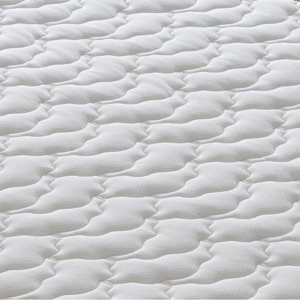 Memory foam madrass 11 differentierade zoner 21cm hög Olympe modell 80 x 200 cm Blå och Vit