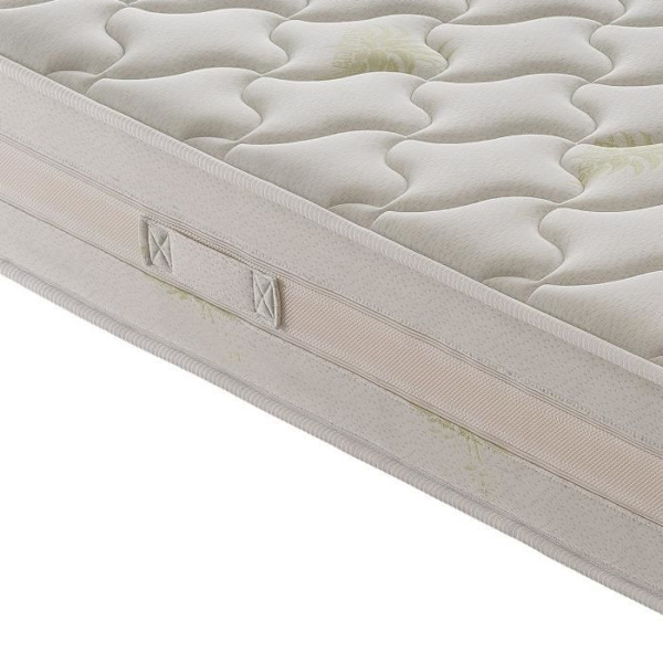 Sovsäng i minnesskum - 9 olika zoner - Höjd 25 cm - Avtagbart överdrag i aloe 160x200 cm