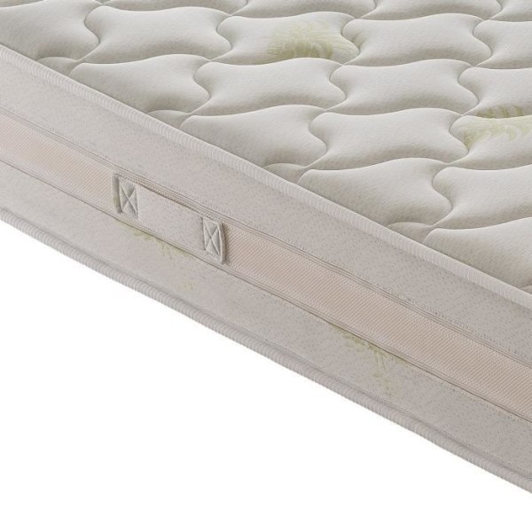 Memory foam madrass - 9 olika zoner - Höjd 25 cm - Avtagbart aloeöverdrag 140 x 200 cm