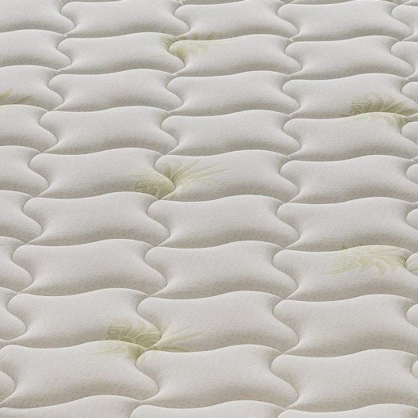 Memory foam madrass - 9 olika zoner - Höjd 25 cm - Avtagbart aloeöverdrag 140 x 200 cm